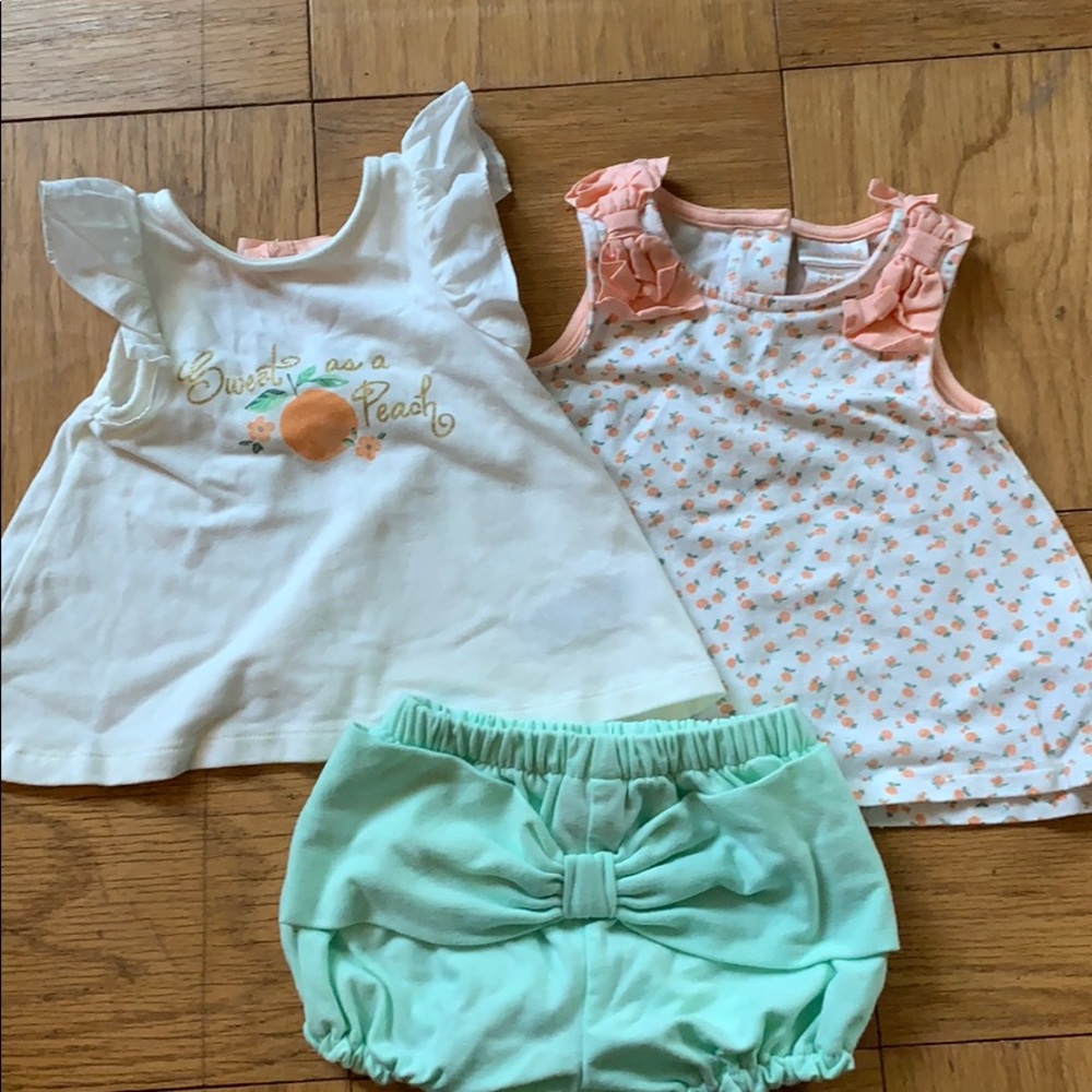 Maggie & Zoe peach set